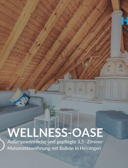 WELLNESS-OASE - Außergewöhnliche und gepflegte 3,5- Zimmer-Maisonettewohnung mit Balkon in Heiningen - Heiningen (Baden-Württemberg)