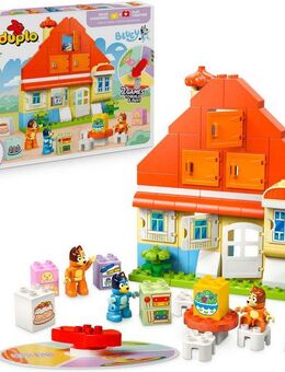 LEGO® Blueys Familienhaus mit Memory-Spiel (10459), LEGO DUPLO Bluey Konstruktionsspielsteine, (83 St), Made in Europe