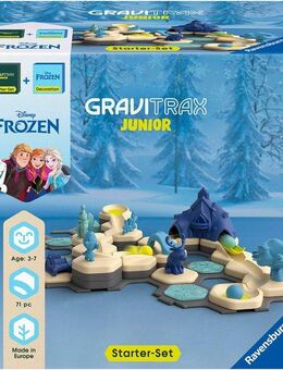 Ravensburger Kugelbahn-Bausatz GraviTrax Junior Starter Set Disney Frozen, Made in Germany