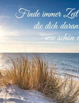Bönninghoff Leinwandbild, Meer, Meer Bilder, Natur, Sonnenaufgang, Sonnenaufgang & -untergang, Sprüche, Sprüche & Texte, Strand, Strandbilder (1 St)