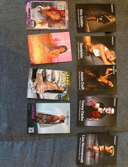 Unterschriebene Autogrammkarten der Venus - Winsen (Aller)