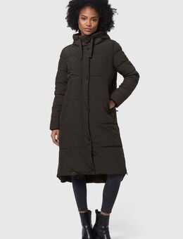 Marikoo Winterjacke Soranaa langer Winter Mantel mit Kapuze