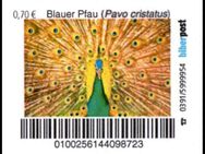 Biberpost: "Vögel: Blauer Pfau", Satz, postfrisch - Brandenburg (Havel)