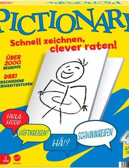 Mattel games Spiel Pictionary Core, Familienspiel