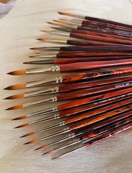 33-teiliges Künstlerpinsel-Set – Handmade in Germany - Dürrwangen
