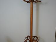 Klassischer Garderobenständer, braunes Bugholz im Thonet-Stil, 195cm hoch - München