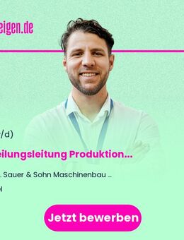 Abteilungsleitung Produktion (m/w/d) - Kiel