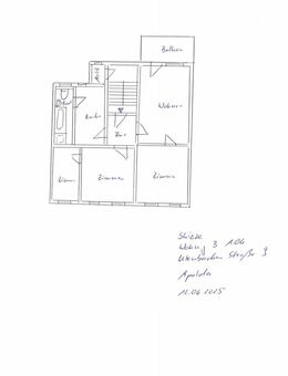 Renovierte 3,5-Zimmer-Wohung in der Apoldaer Altstadt sucht neuen Mieter - Apolda