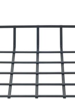 WENKO Einhängekorb Modell Klea Schwarz, offener Drahtkorb aus Metall für Regale, Küchen- oder Kleiderschränke