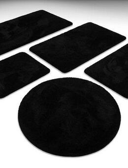 Wecon home Basics Badematte Joris, Höhe 20 mm, rutschhemmend beschichtet, strapazierfähig, Polyester, rechteckig, waschbar, viele Größen, Badezimmerteppich, uni