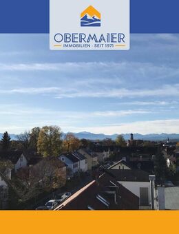 ÜBER DEN DÄCHERN VON WEILHEIM: 2 ZIMMER MANSARDENWOHNUNG - Weilheim (Oberbayern)