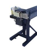 Paletten Karton Etikettiermaschine mit Sato S84NX Druckmodul 200dpi, federgelagerter AndruckStempel in 69429