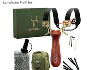 YARMADA Professionelle Zwille steinschleuder slingshot komplettes Set - Spessart