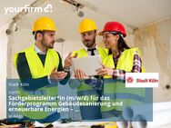 Sachgebietsleiter*in (m/w/d) für das Förderprogramm Gebäudesanierung und erneuerbare Energien – klimafreundliches Wohnen - Köln