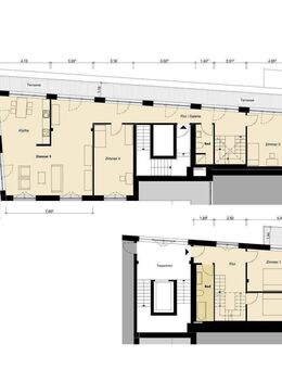 Dachgeschoß zum Sofortbezug / 4 /5 oder 6 Zimmer / Lift / Terrasse / sehr hohe Räume / Lift / Bad Gäste WC - Berlin