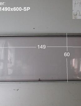 Wohnwagenfenster PERSPEX ca 149 x 60, klar, gebraucht, ohne Rahmen (zB Hymer/Fendt/Tabbert) - Schotten Zentrum