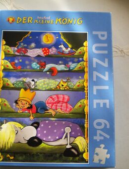 Blatz-Puzzle-Der kleine König-Gute Nacht,64 Teile,ca. 32x24 cm,ab 5 Jahre - Linnich