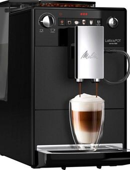 Melitta Kaffeevollautomat Latticia® One Touch F300-100, schwarz, kompakt, aber XL Wassertank & XL Bohnenbehälter