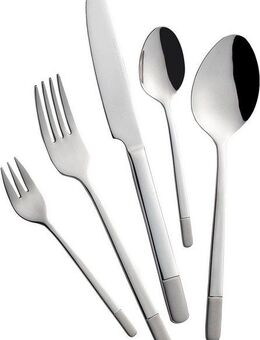 Mulex Besteck-Set Oceanside (30-tlg), 6 Personen, Edelstahl 18/0, teilsatiniert