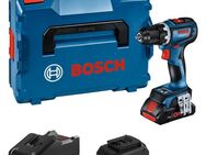 Bosch Professional Akku-Schrauber GSR 18V-90 C, inkl. 2x Akkus 4 Ah und Schnellladegerät GAL 18V-40, mit L-BOXX 136