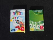 Scrabble Pocket+Spiel des Lebens Hasbro Mattel ASS 2 Kartenspiele zus. 3,- - Flensburg