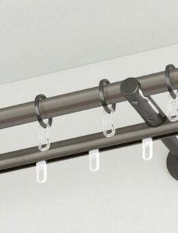 GARDINIA Gardinenstange Chicago, Ø 20 mm, Fixmaß, Metall, Serie Einzelprogramm Chicago Ø 20 mm
