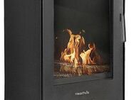 Heathus Kaminofen »H 58« mit Holzfach, 10 kW, Zeitbrand, Hohe Feuerung, 82% Wirkungsgrad, effizient