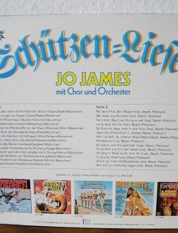 Jo James-Schützenliesel-Vinyl-LP,Hit,Rar ! - Linnich