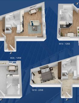 Investorenpaket - 4 vermietete Wohnungen mit Stellplätzen, KM 16.000?€ p.a., Dudweiler - Saarbrücken - Saarbrücken