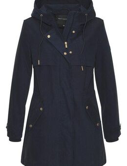 French Connection Outdoorjacke Saumschlitz mit Druckknöpfen auf der Rückseite