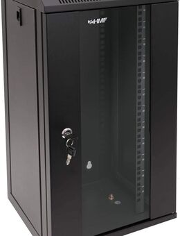 HMF Netzwerkschrank Serverschrank 10 Zoll 12 HE schwarz #63312-02 - Birkenfeld (Baden-Württemberg)