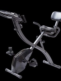 MediaShop Heimtrainer Slim Cycle (das Original aus dem TV, inkl. 2 Widerstandsbänder), 136 kg max. Benutzergewicht, klappbar, Fahrrad, 8 Widerstandsstufen