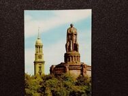 Ansichtskarte-Hamburg-Bismarkdenkmal und St. Michaeliskirche. - Nörvenich