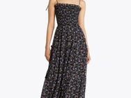 Tommy Jeans Maxikleid TJW AOP CHIFFON MAXI DRESS EXT mit Allover-Print, Rüschen