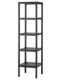 Schwarzbraun IKEA Badezimmer Regal - Gladenbach