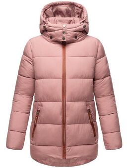 Navahoo Winterjacke Wattewölkchen Modische Damen Steppjacke mit kontrastfarbenen Details