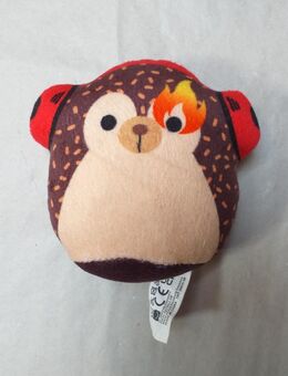 Hans the Hedgehog McDonald's Original Squishmallows Kuscheltier 2023. Hans hat rote Kopfhörer und eine Flamme auf seinem linken Auge. Spielzeug, Plüschfigur, Plüschtier, Stofftier, waschbar - Hamburg Wandsbek