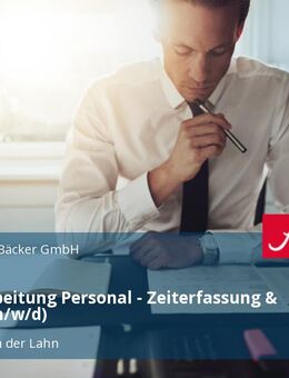 Sachbearbeitung Personal - Zeiterfassung & Entgelt (m/w/d) - Limburg (Lahn)