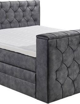 ED EXCITING DESIGN Boxspringbett Springdale, mit Bettkasten, motorisierter TV-Halterung, Duo-Matratze (H3/H4)