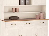 Home affaire Küchenbuffet Alby Breite 125 cm, 2 Glastüren, 2 Schubladen