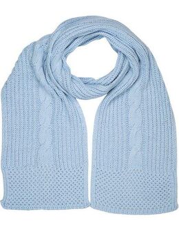 COLLEZIONE ALESSANDRO Strickschal Warm, (1-St), mit Zopfmuster und dezentem Glitzer