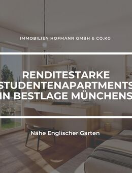 Premium-Studentenapartment in Münchens Bestlage - jetzt lukrativ investieren! - Landshut