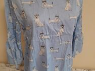 Box#88 estelle jolie Blusenshirt M 38 3/4-Arm Shirt Bluse blau Damen Hunde Hund - Mühlberg (Elbe)