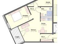 moderne 2-Zimmer-ETW mit Loggia/Wintergarten in direkter Unikliniknähe / Schloßbezirk - Münster