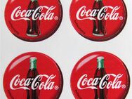 Coca Cola - 4 kleine Aufkleber á 18 mm - Motiv A02 - Doberschütz