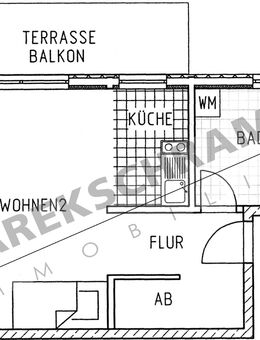 gemütliche und schöne 1-Zimmerwohnung in Prof.-Philippow-Straße 1b in neu gebauter Appartementanlage direkt auf dem Campus - Ilmenau