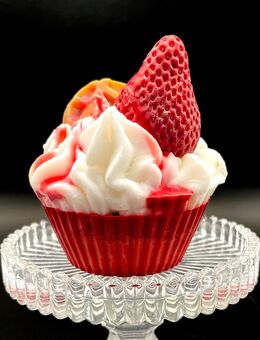 Kerzencupcake „Strawberry Waffle“ ❤️7,99€❤️ - Weimar