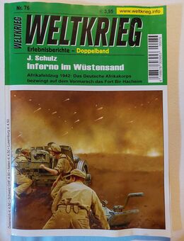 Heft Weltkrieg, Nr.76. Afrika Feldzug, Doppelband, WW2 - Aachen