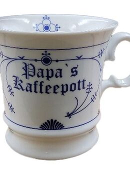 Schöner Papas Kaffeepott Indisch Blau Kaffeetasse Teetasse - Hamburg