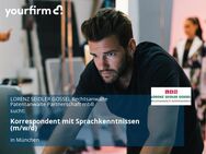 Korrespondent mit Sprachkenntnissen (m/w/d) - München